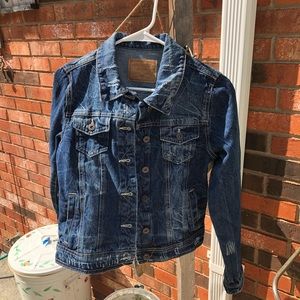 Amethyst brand distressed jean jacket